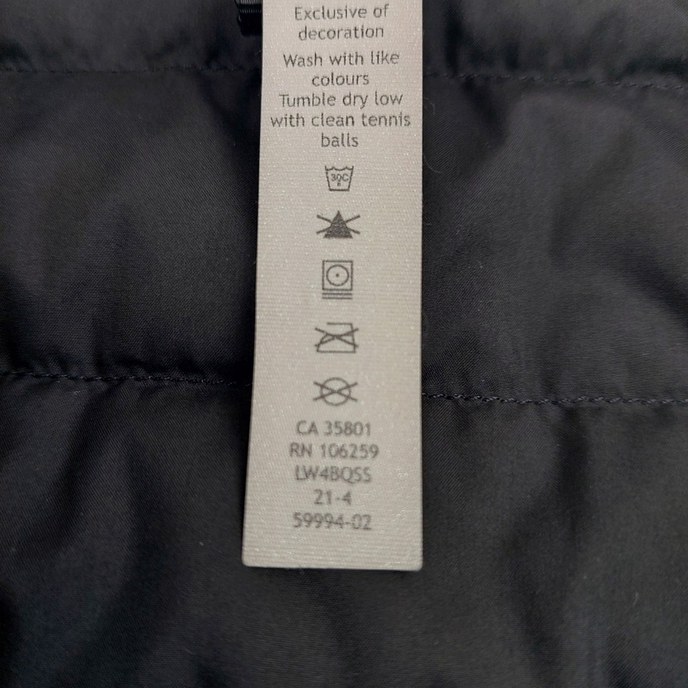 Lululemon Lightweight Relaxed-Fit Down Jacket Womens 8 Black Puffer 700 Goose - Picture 5 of 8